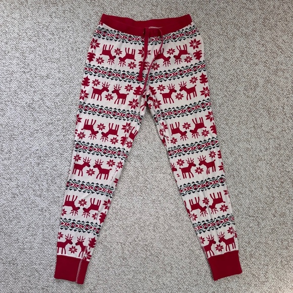 Hannah Anderson Dear Deer PJ Pants Womens Size Small Holiday Christmas Sleep - Picture 2 of 4